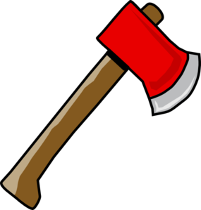 Red Hatchet Clip Art